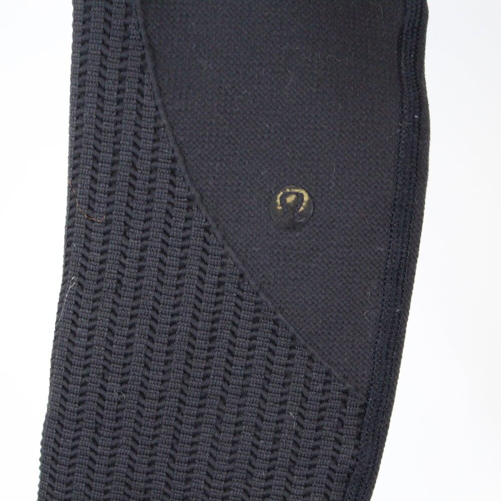 Lululemon Ebb To Street Ribbed Leggings Black High Rise Yoga Pants Size 2 22” Cr - Picture 7 of 9
